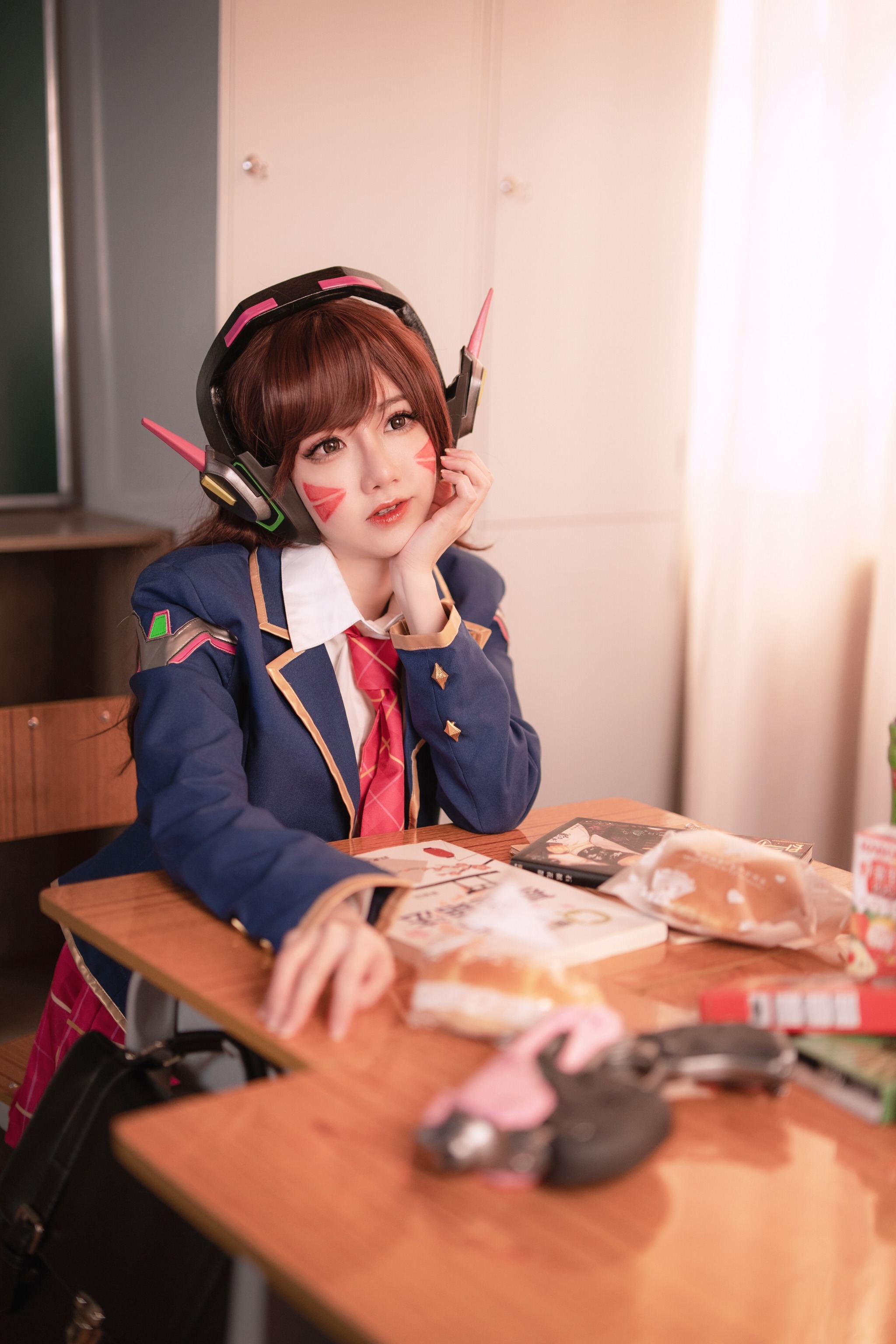 Sally Dorasnow - NO.008 D.Va School Girl[20P]-XikXak